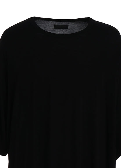 RAYON JERSEY DRAPE T-SHIRT