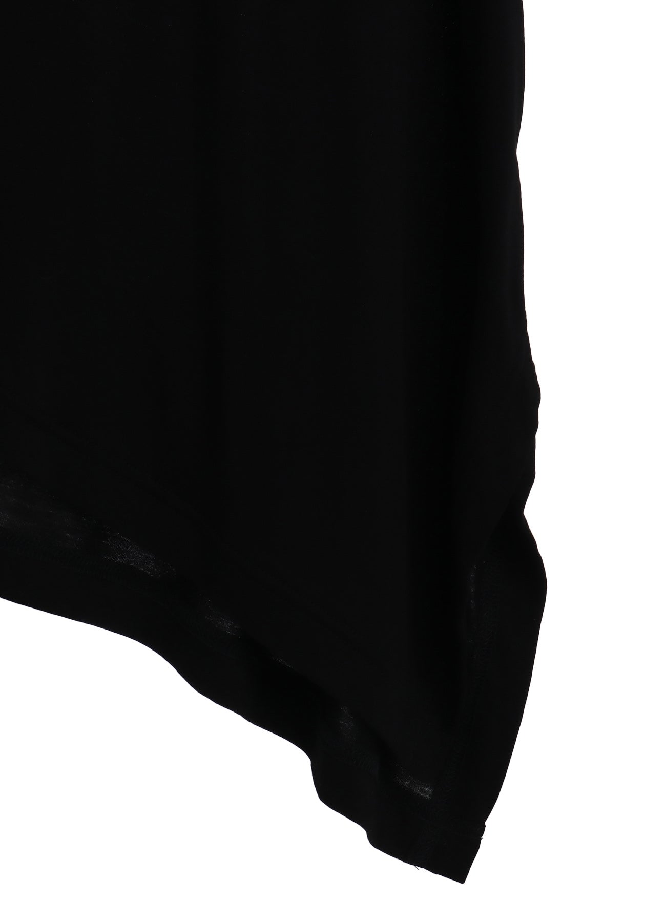 RAYON JERSEY DRAPE T-SHIRT