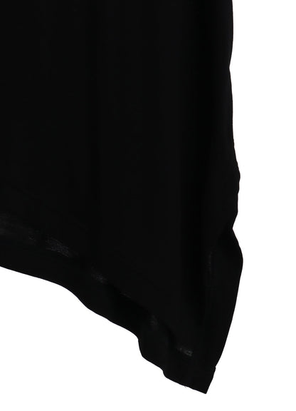 RAYON JERSEY DRAPE T-SHIRT