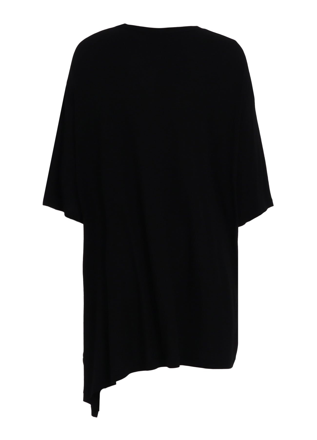 RAYON JERSEY DRAPE T-SHIRT