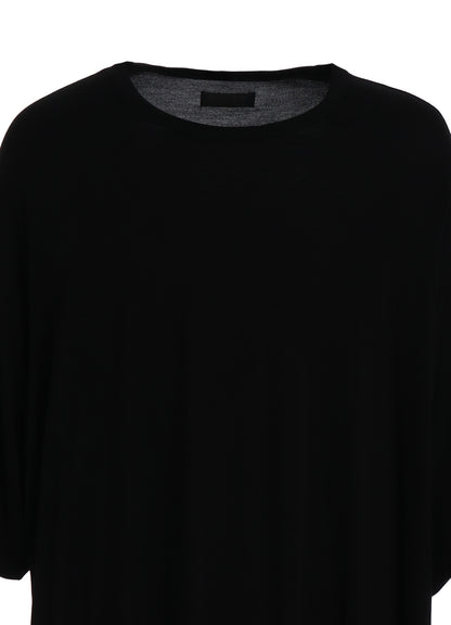 RAYON JERSEY DRAPE T-SHIRT