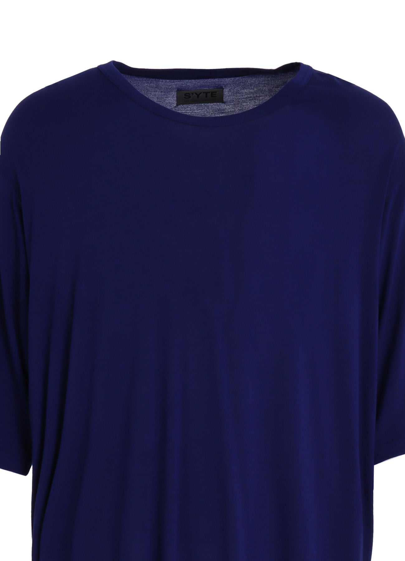 RAYON JERSEY SIDE SLITS LONG T-SHIRT