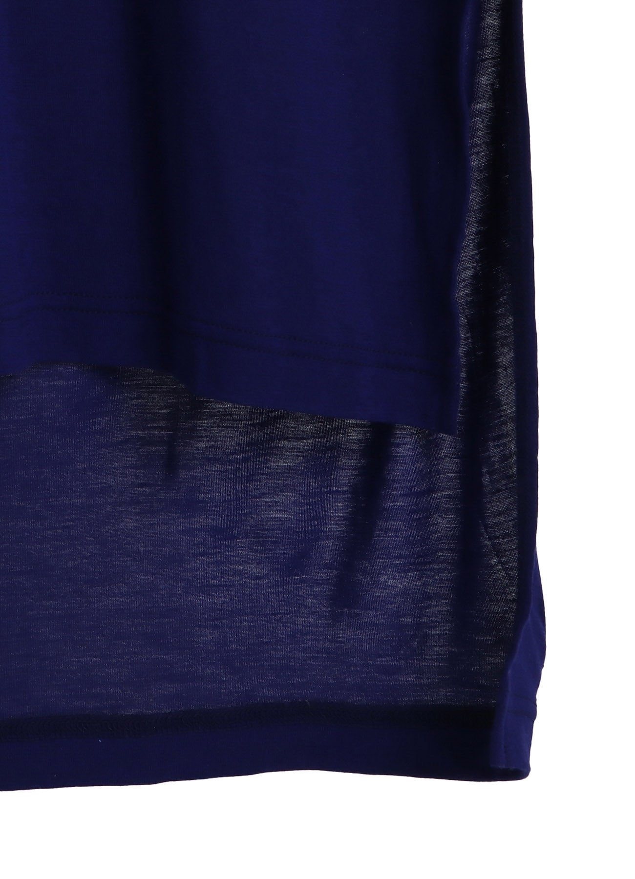 RAYON JERSEY SIDE SLITS LONG T-SHIRT
