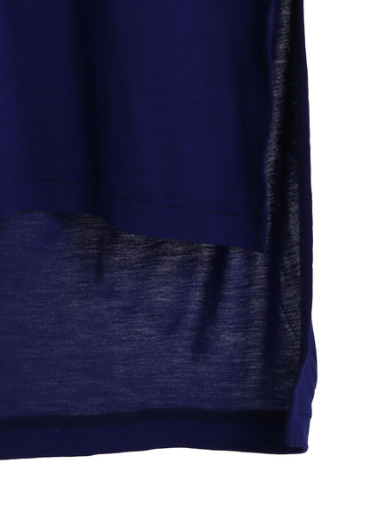 RAYON JERSEY SIDE SLITS LONG T-SHIRT