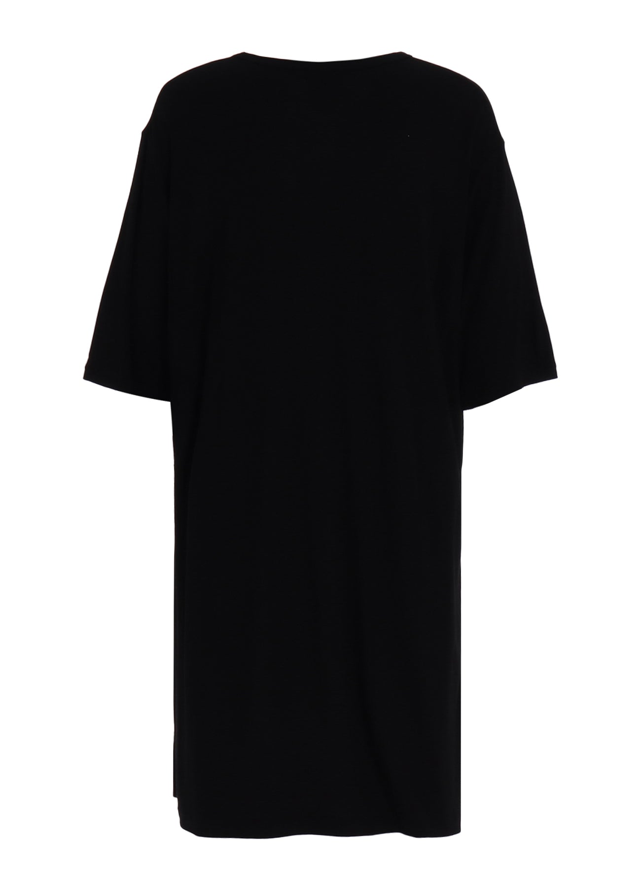 RAYON JERSEY SIDE SLITS LONG T-SHIRT