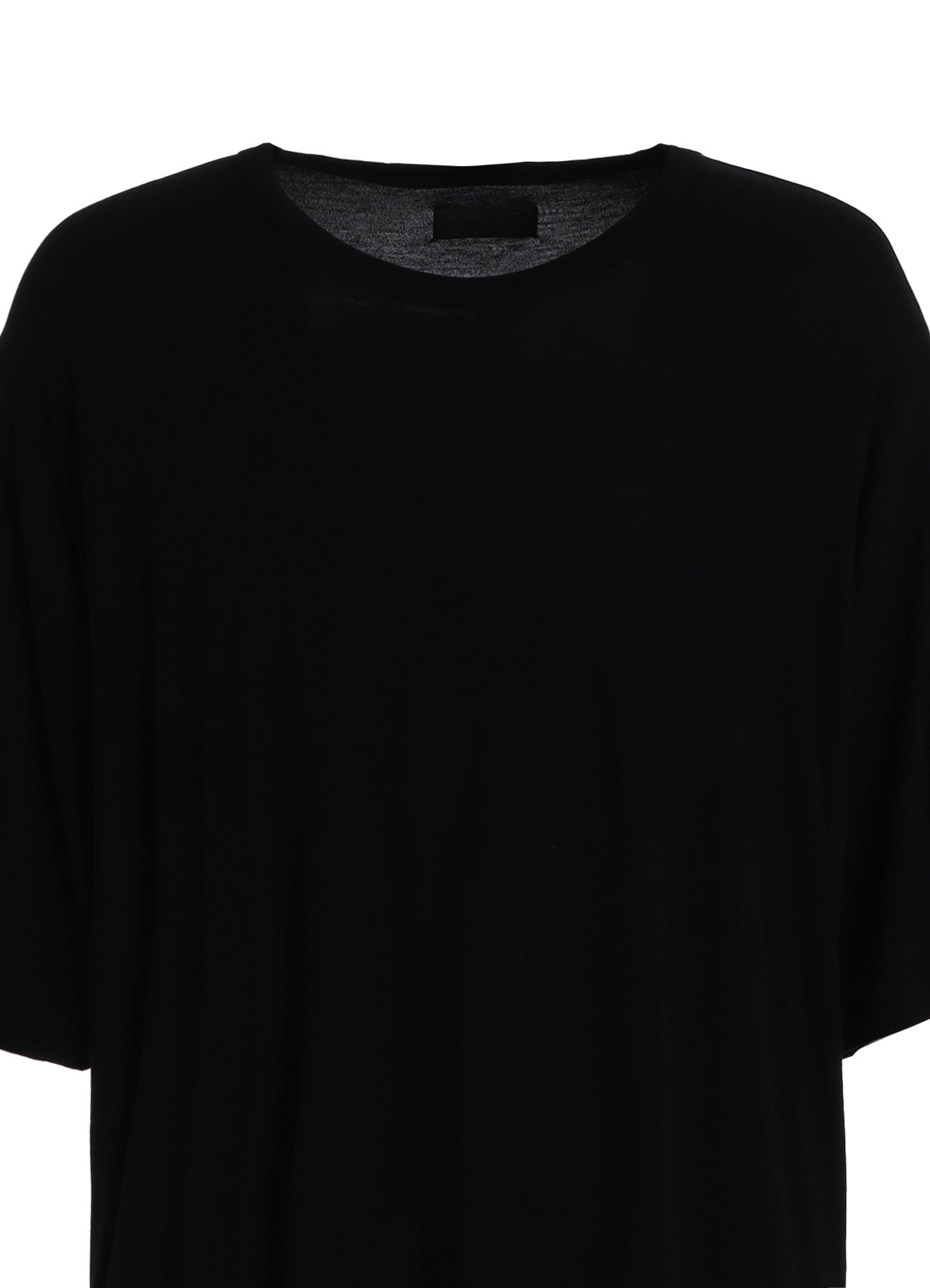 RAYON JERSEY SIDE SLITS LONG T-SHIRT