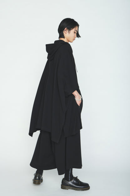 40/1 COTTON GAUZE FLEECE PONCHO