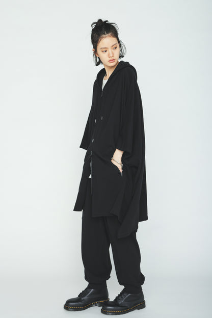 40/1 COTTON GAUZE FLEECE PONCHO