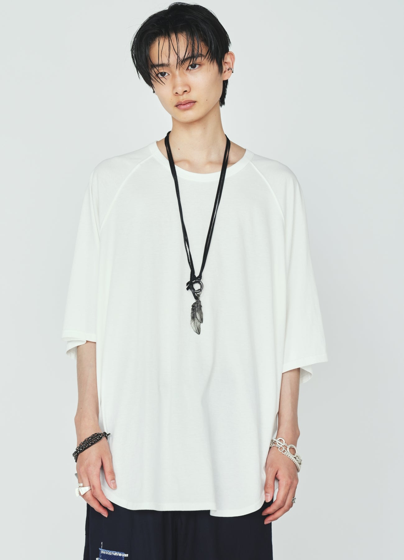 30/COTTON JERSEY OVERSIZE RAGLAN T-SHIRT