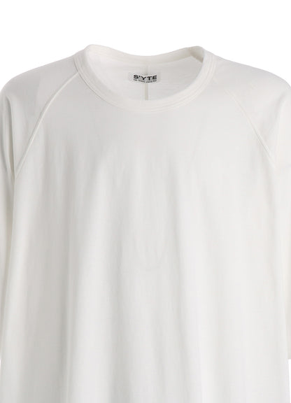 30/COTTON JERSEY OVERSIZE RAGLAN T-SHIRT