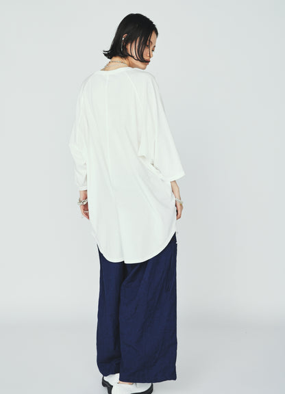 30/COTTON JERSEY OVERSIZE RAGLAN T-SHIRT