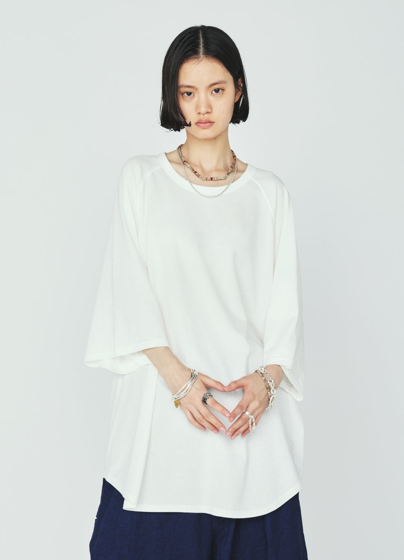 30/COTTON JERSEY OVERSIZE RAGLAN T-SHIRT