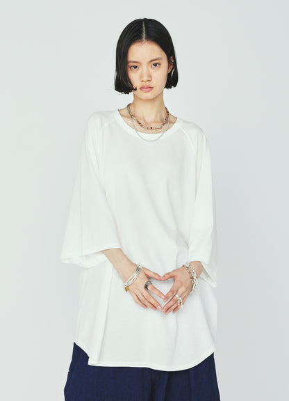 30/COTTON JERSEY OVERSIZE RAGLAN T-SHIRT