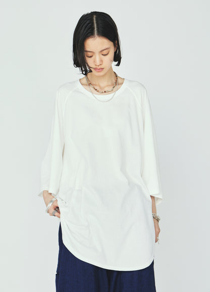 30/COTTON JERSEY OVERSIZE RAGLAN T-SHIRT