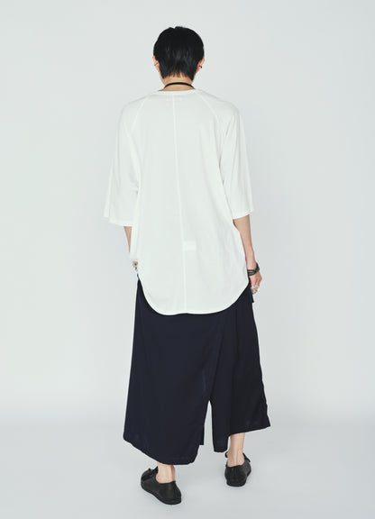 30/COTTON JERSEY OVERSIZE RAGLAN T-SHIRT
