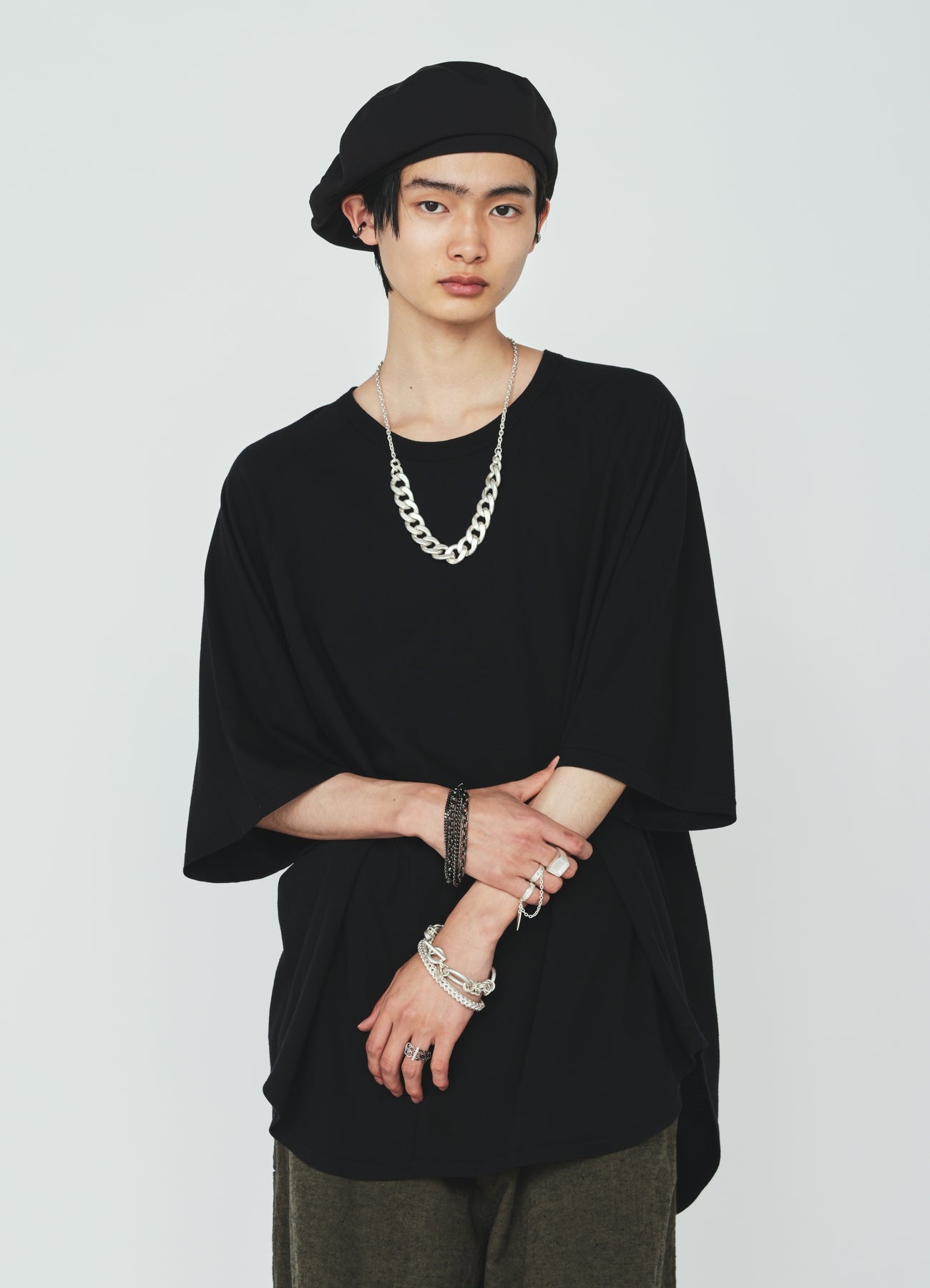 30/COTTON JERSEY OVERSIZE RAGLAN T-SHIRT – THE SHOP YOHJI YAMAMOTO