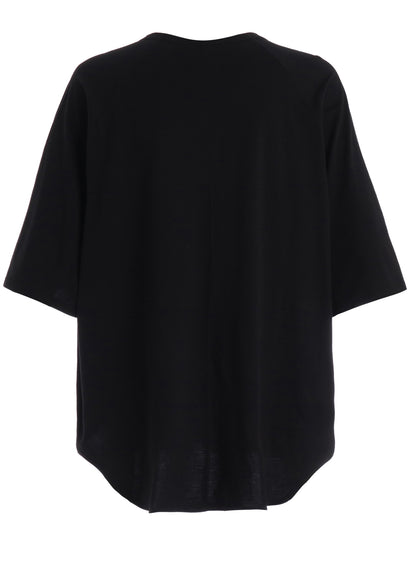 30/COTTON JERSEY OVERSIZE RAGLAN T-SHIRT