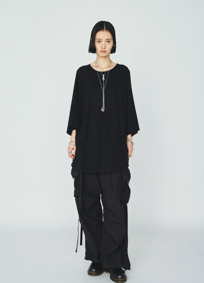 30/COTTON JERSEY OVERSIZE RAGLAN T-SHIRT