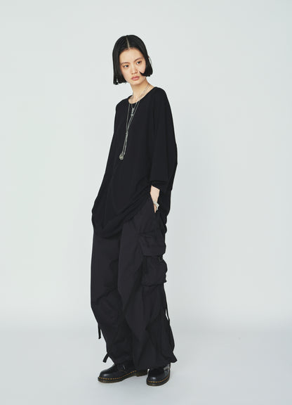 30/COTTON JERSEY OVERSIZE RAGLAN T-SHIRT