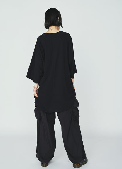 30/COTTON JERSEY OVERSIZE RAGLAN T-SHIRT