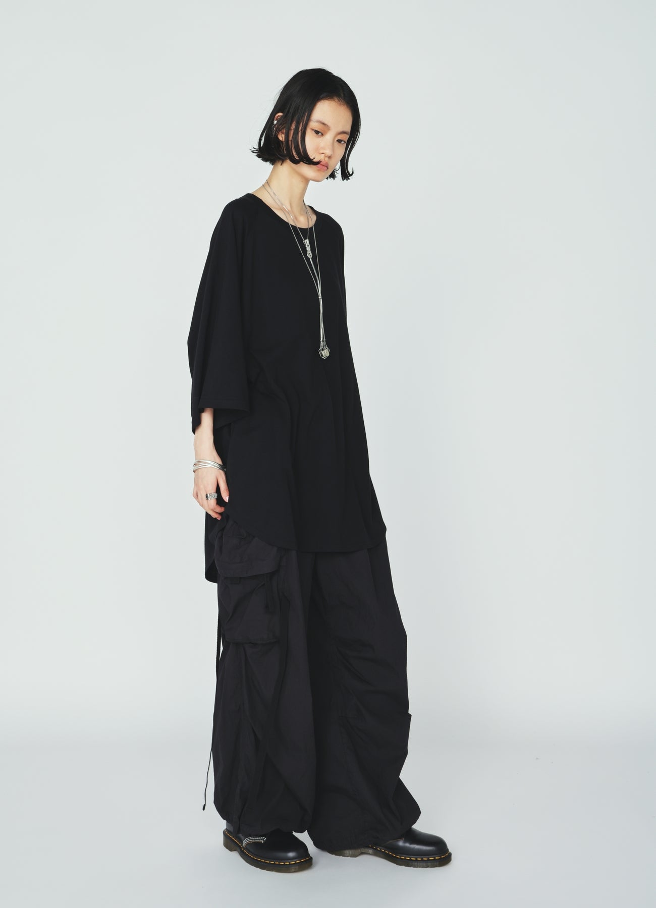 30/COTTON JERSEY OVERSIZE RAGLAN T-SHIRT