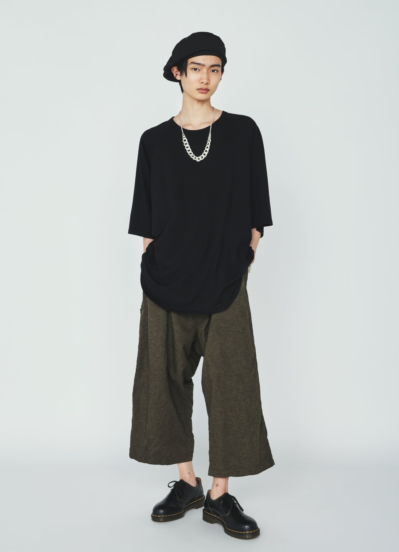 30/COTTON JERSEY OVERSIZE RAGLAN T-SHIRT