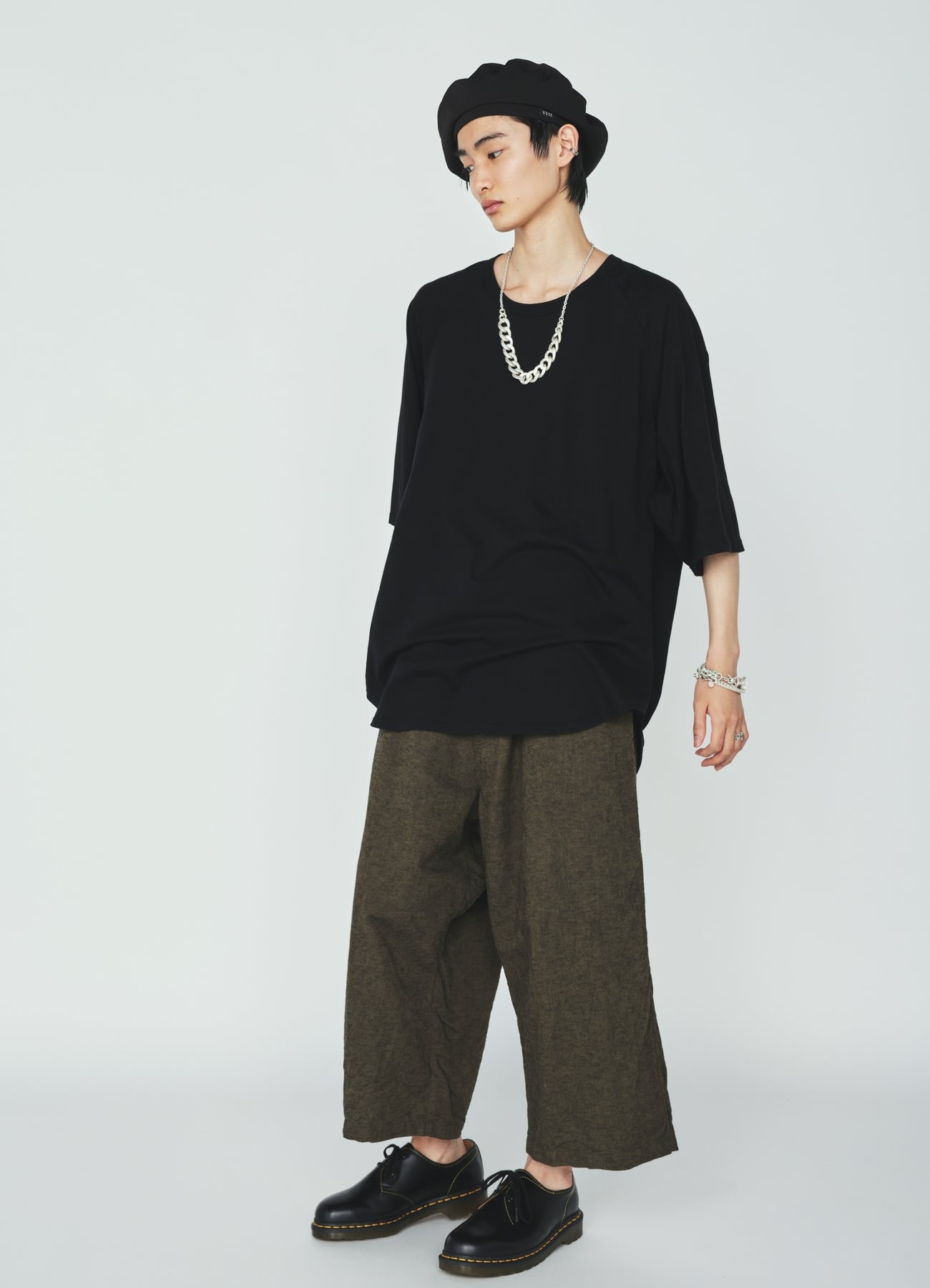 30/COTTON JERSEY OVERSIZE RAGLAN T-SHIRT