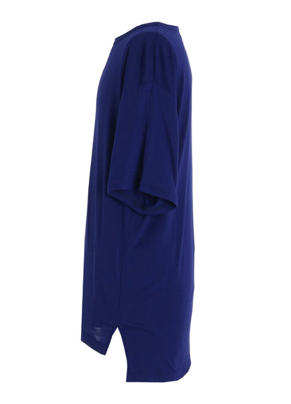 RAYON JERSEY SIDE SLITS T-SHIRT