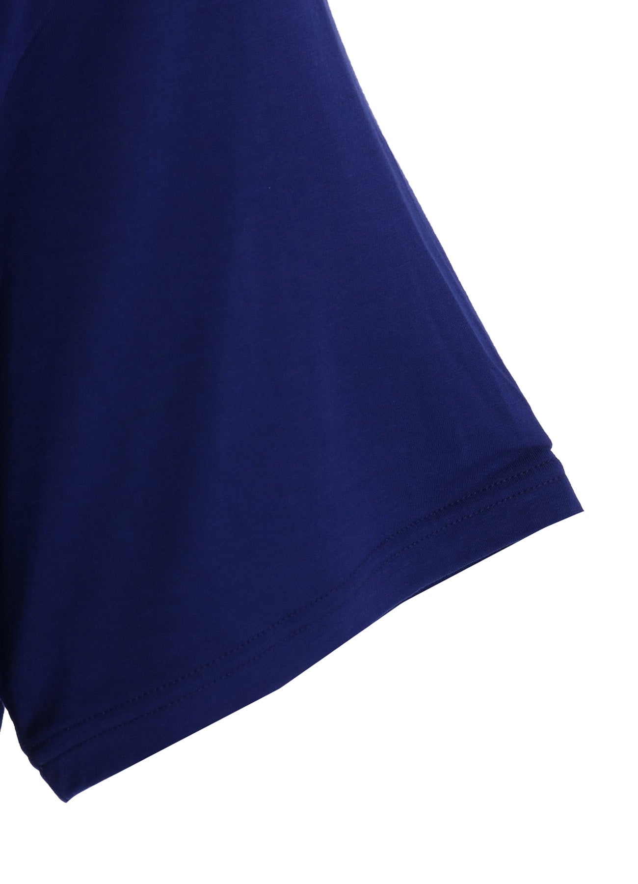 RAYON JERSEY SIDE SLITS T-SHIRT