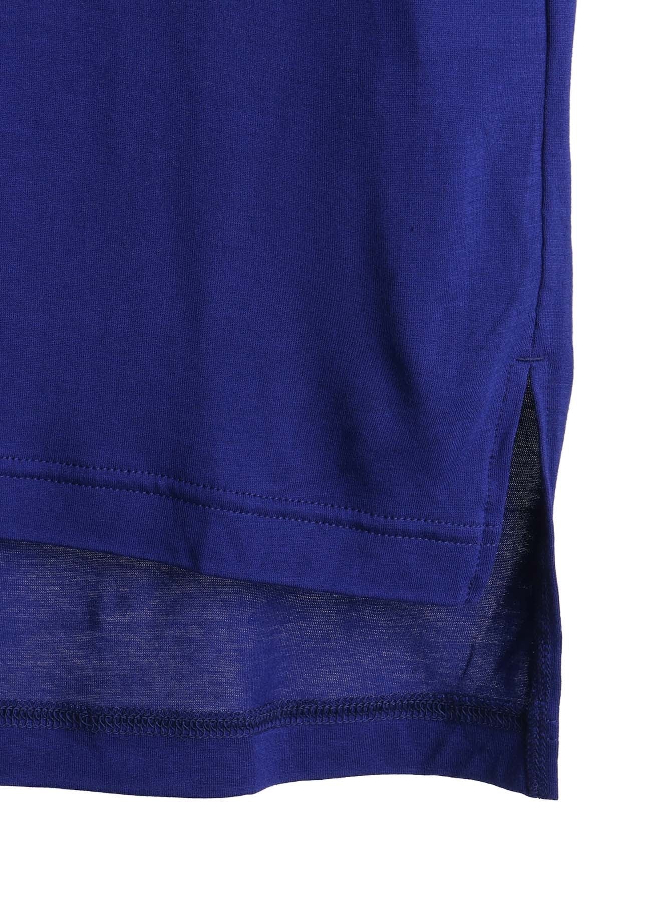 RAYON JERSEY SIDE SLITS T-SHIRT