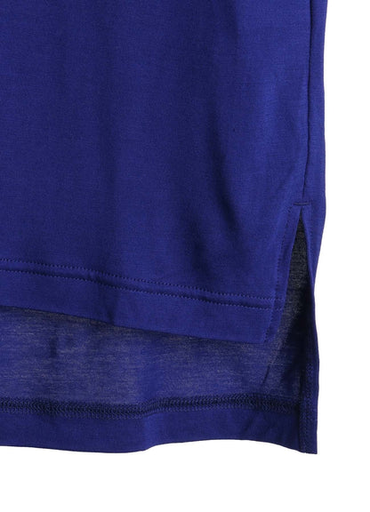 RAYON JERSEY SIDE SLITS T-SHIRT