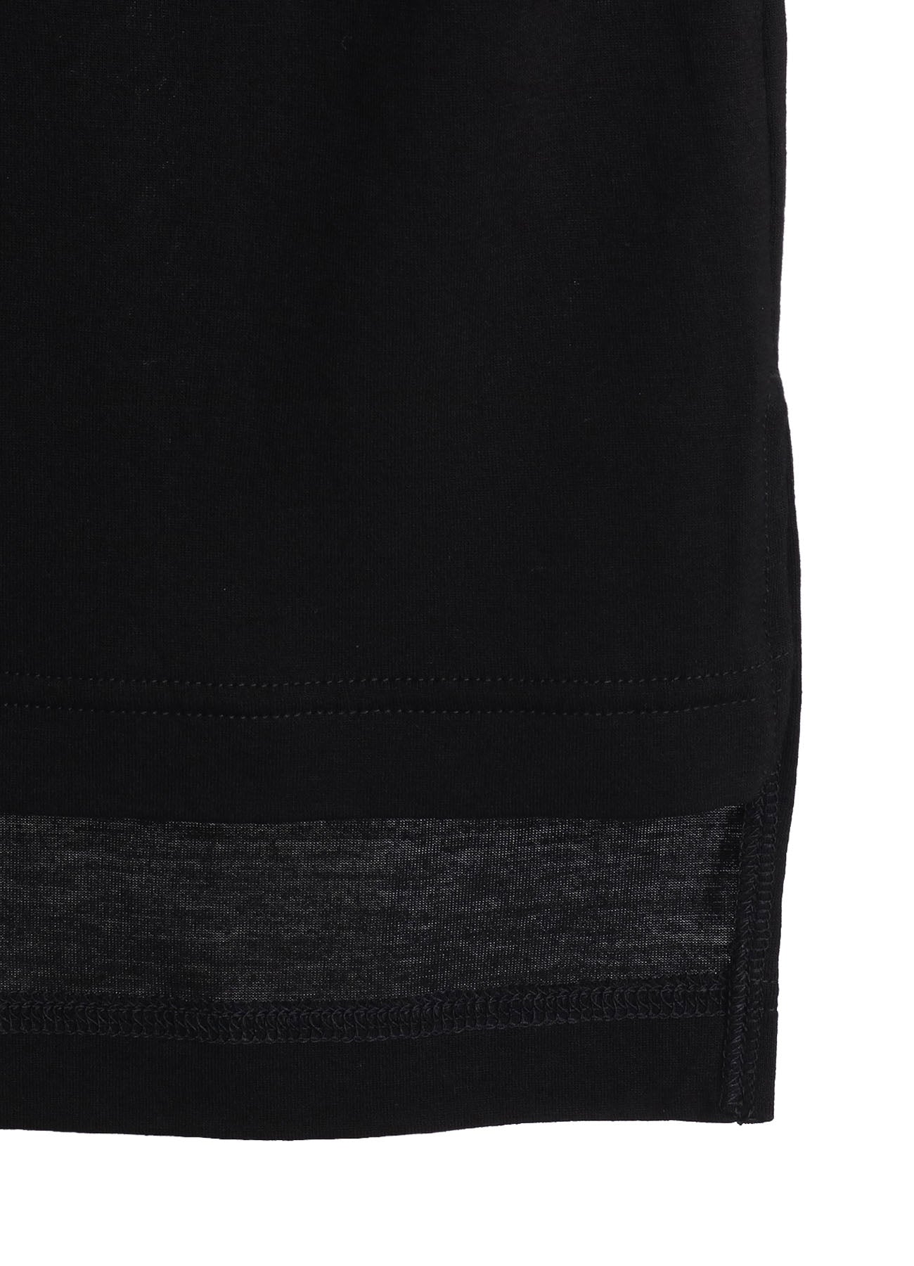 RAYON JERSEY SIDE SLITS T-SHIRT