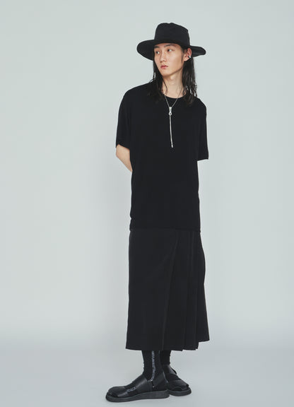 RAYON JERSEY SIDE SLITS T-SHIRT