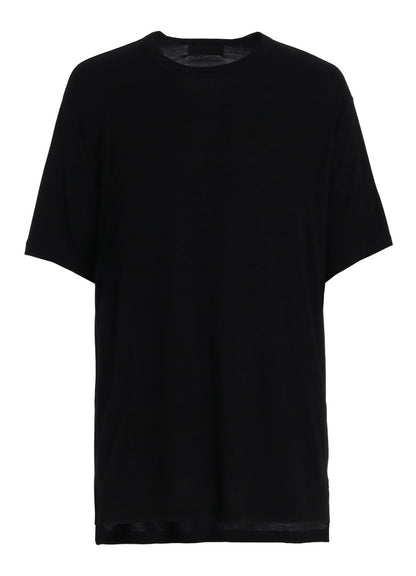 RAYON JERSEY SIDE SLITS T-SHIRT
