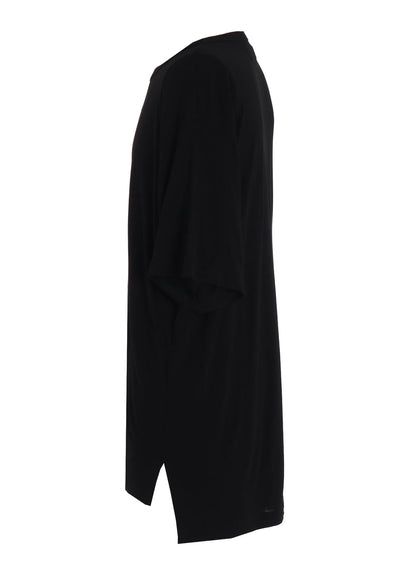 RAYON JERSEY SIDE SLITS T-SHIRT