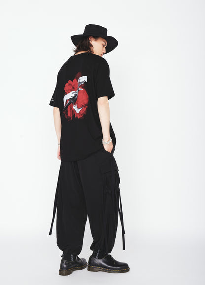 GRAPHIC T-SHIRT -CROW ON THE HAND-