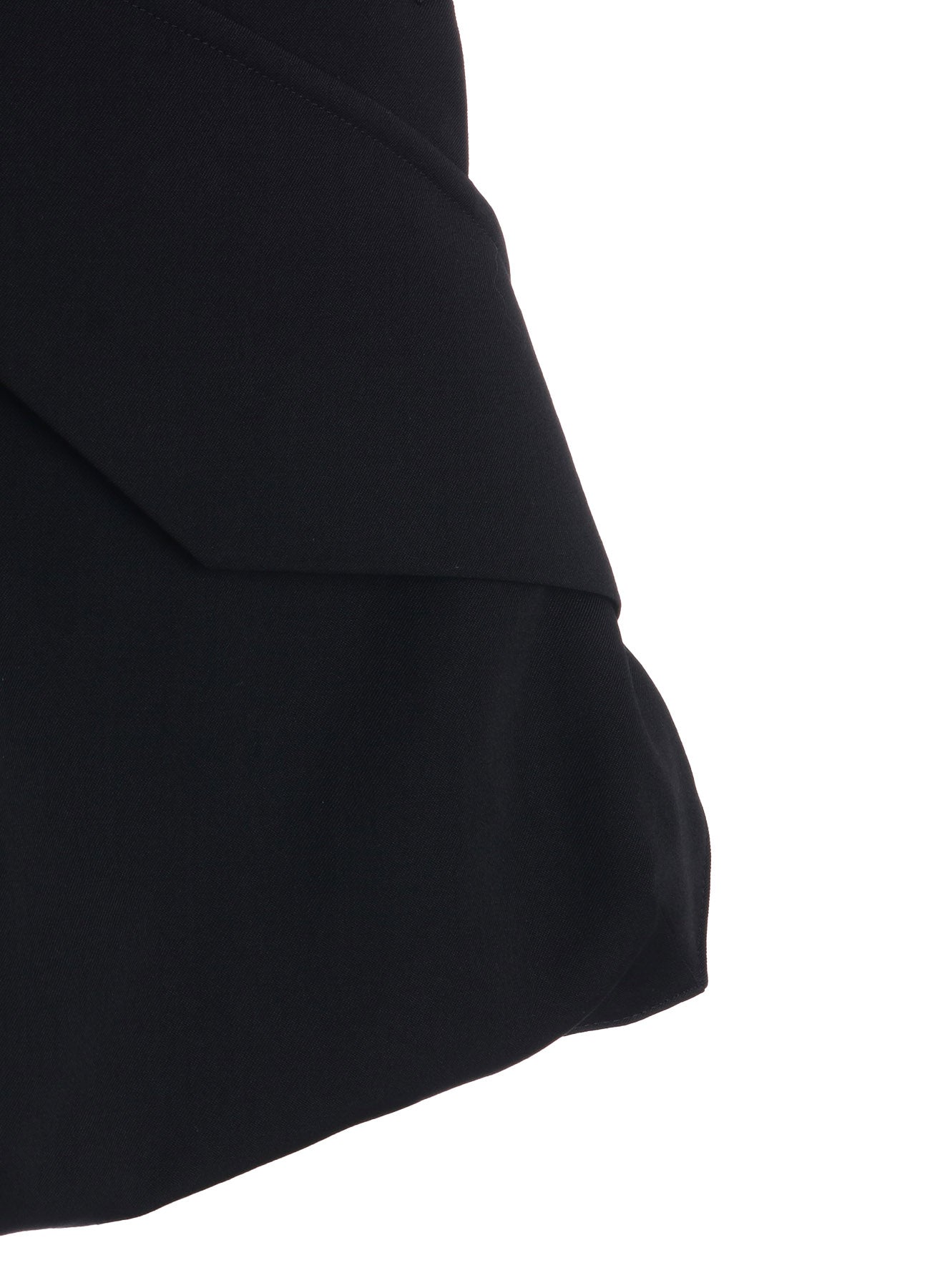 WASHER WOOL GABARDINE SIDE BELTED VEST – THE SHOP YOHJI YAMAMOTO