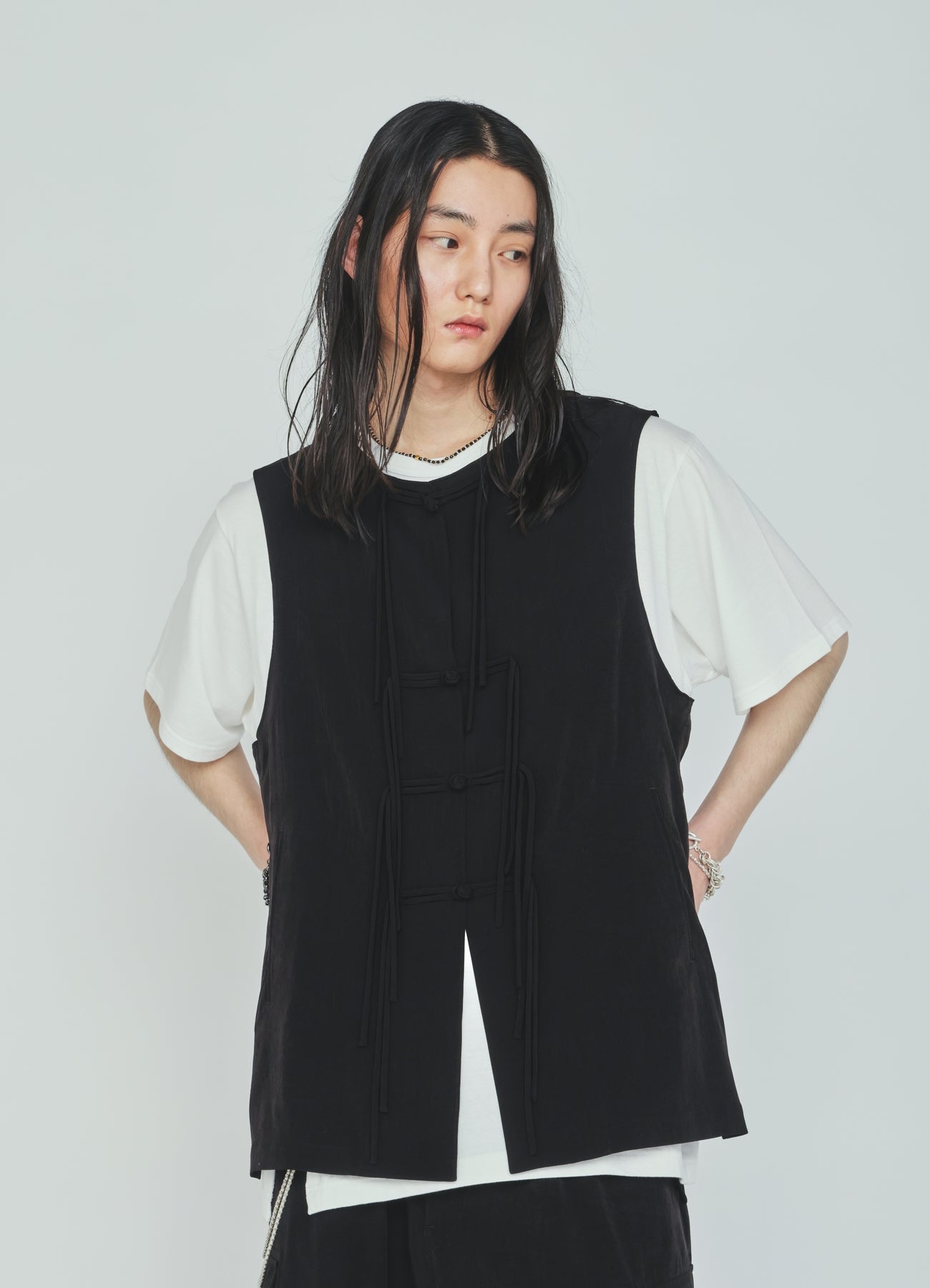 CREPE de CHINE CHINA VEST – THE SHOP YOHJI YAMAMOTO