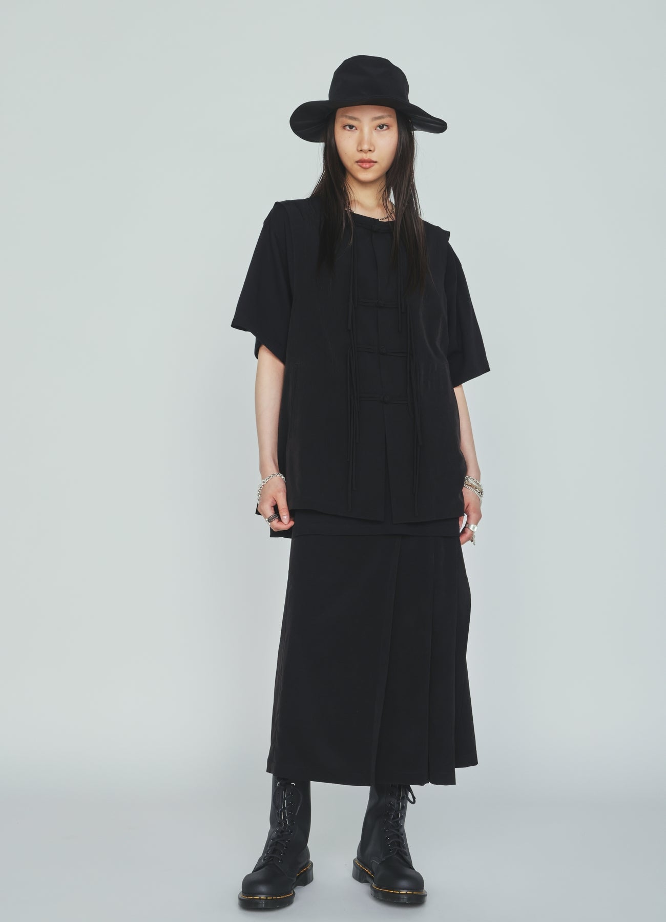 CREPE de CHINE CHINA VEST – THE SHOP YOHJI YAMAMOTO
