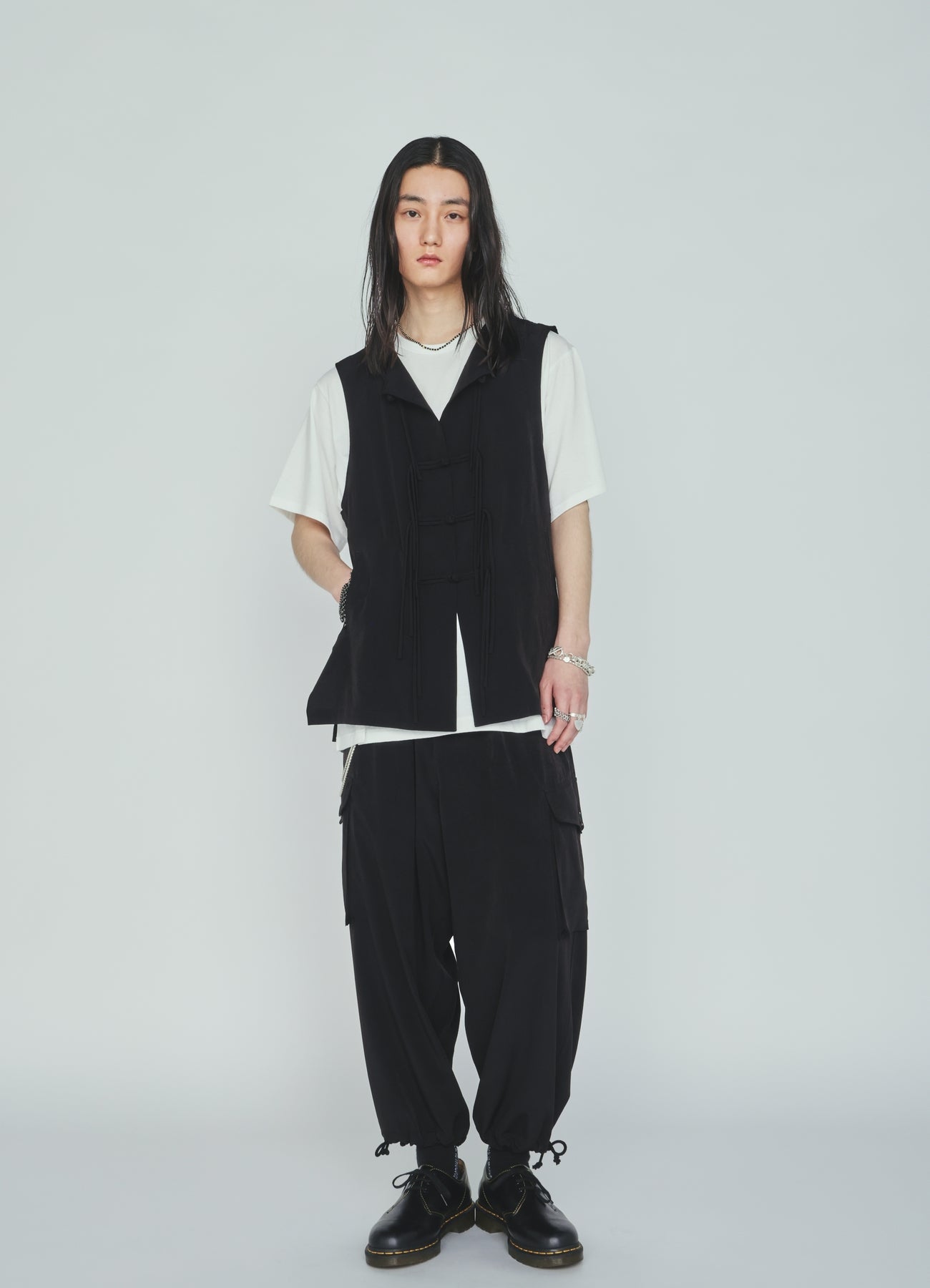 CREPE de CHINE CHINA VEST – THE SHOP YOHJI YAMAMOTO