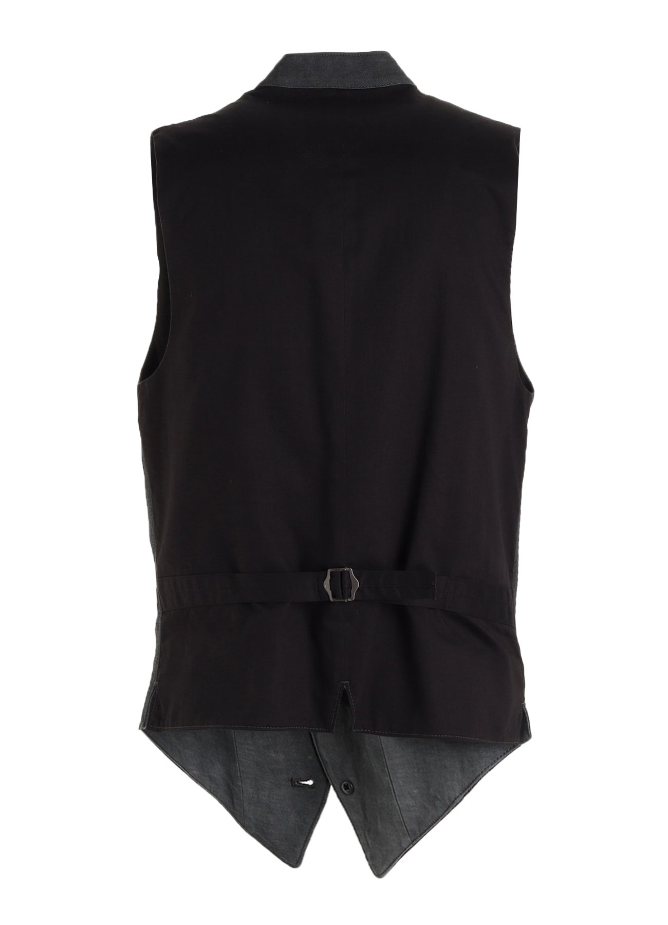 VIS/LI TWILL PIGMENT PRINT STAND COLLAR VEST