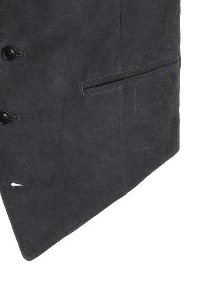 VIS/LI TWILL PIGMENT PRINT STAND COLLAR VEST