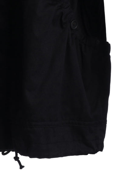 COTTON TWILL GATHERED POCKET BLOUSON