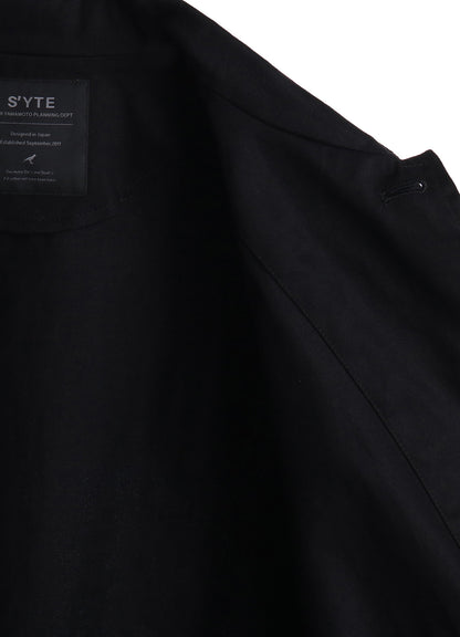 COTTON TWILL GATHERED POCKET BLOUSON