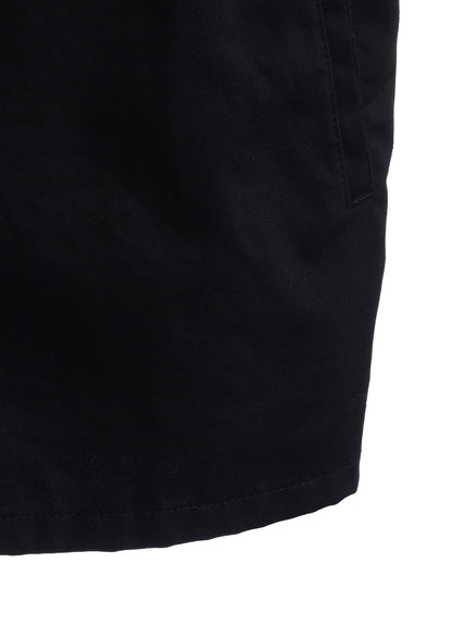 COTTON TWILL ASYMMETRIC POCKET JACKET