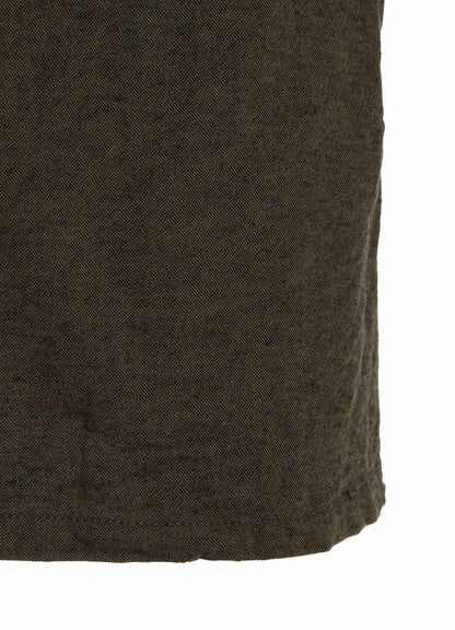 COTTON/LINEN CANVAS SOFRON ASYMMETRIC POCKET BLOUSON