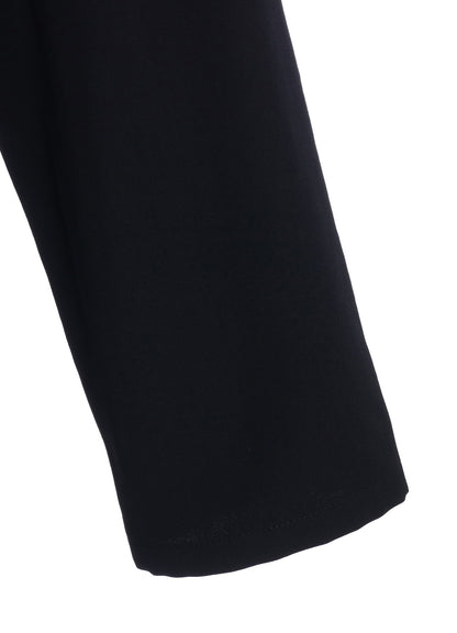 WASHER WOOL GABARDINE COLLARLESS LONG JACKET