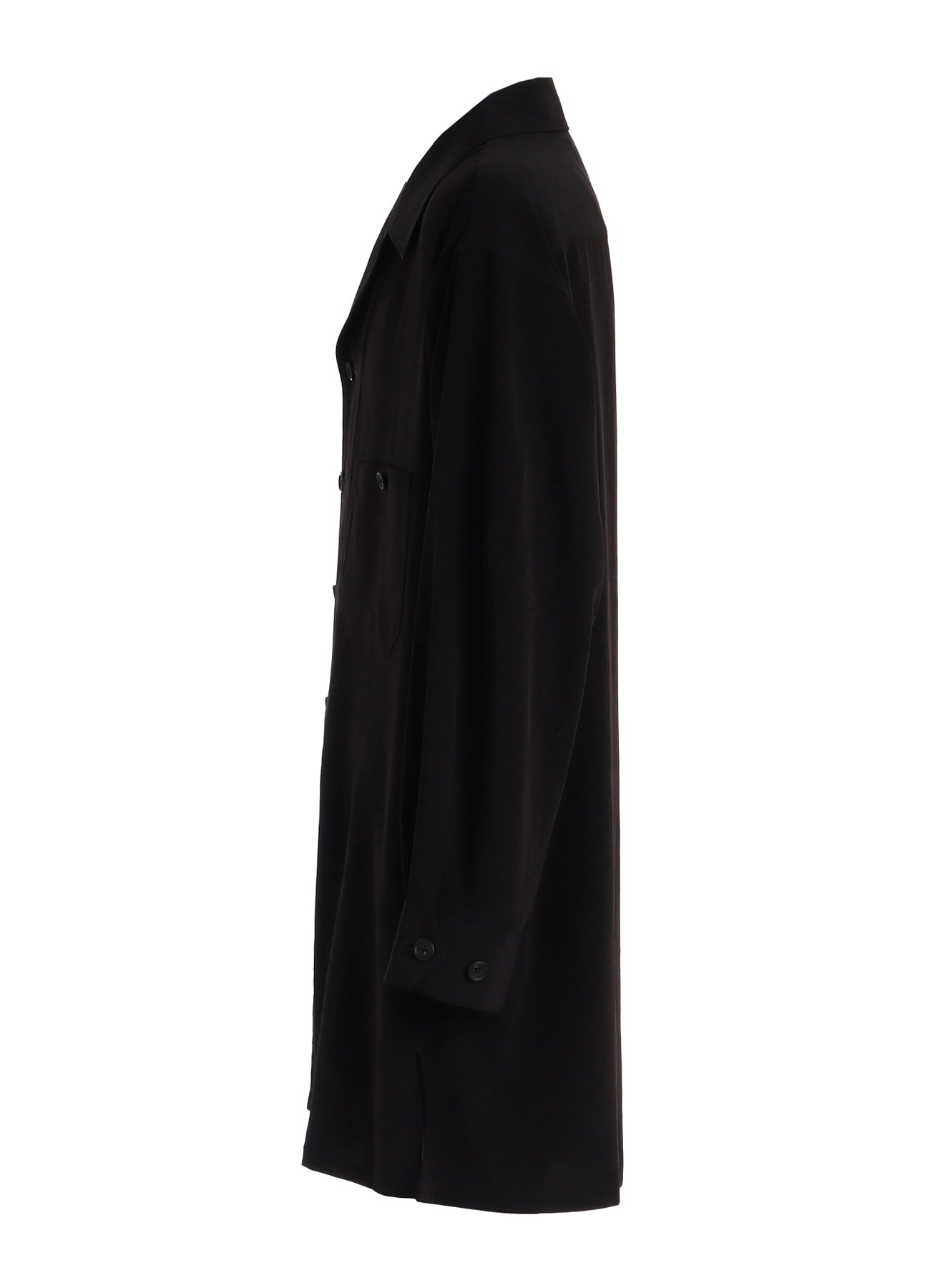 CREPE de CHINE LONG SHIRT BLOUSON – THE SHOP YOHJI YAMAMOTO