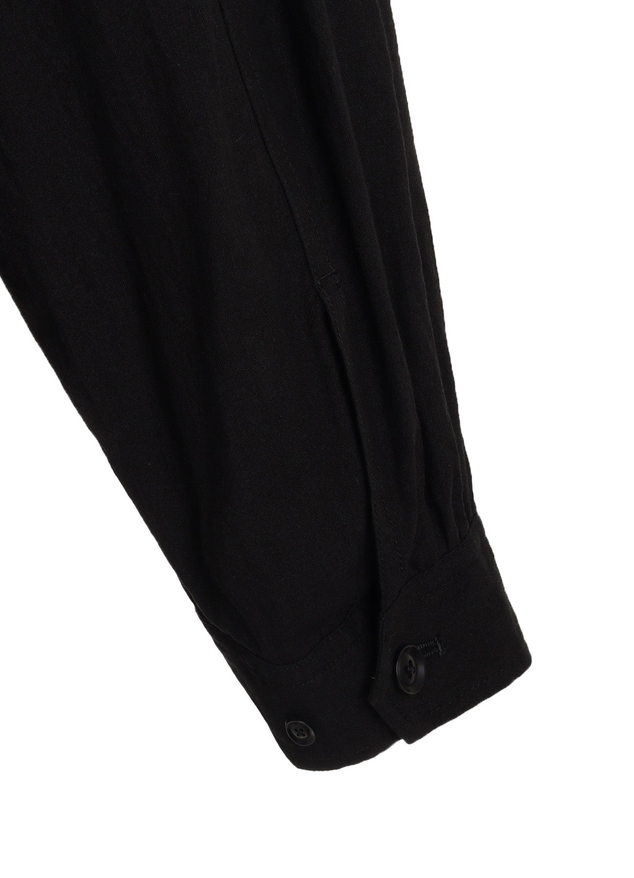 Cotton-Linen Poplin GATHERED POCKET BLOUSON