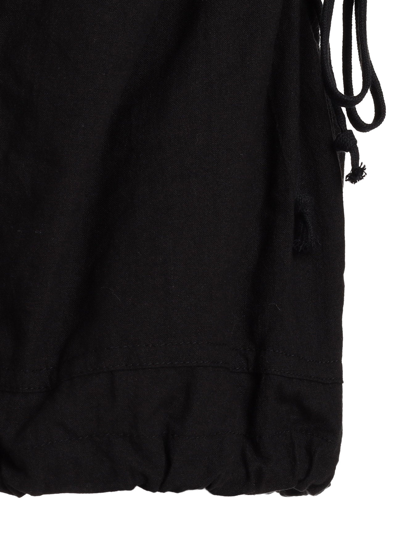 Cotton-Linen Poplin GATHERED POCKET BLOUSON